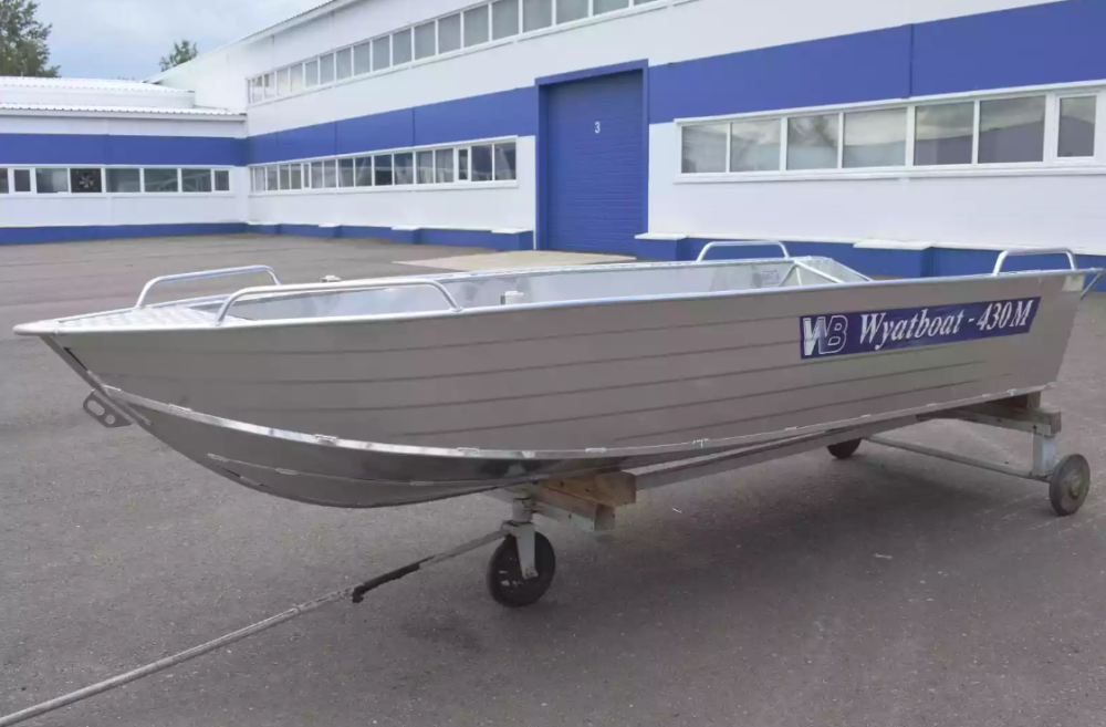 Алюминиевая лодка Wyatboat-430М в Сергиевом Посаде Алюминиевая лодка Wyatboat-430М в Сергиевом Посаде