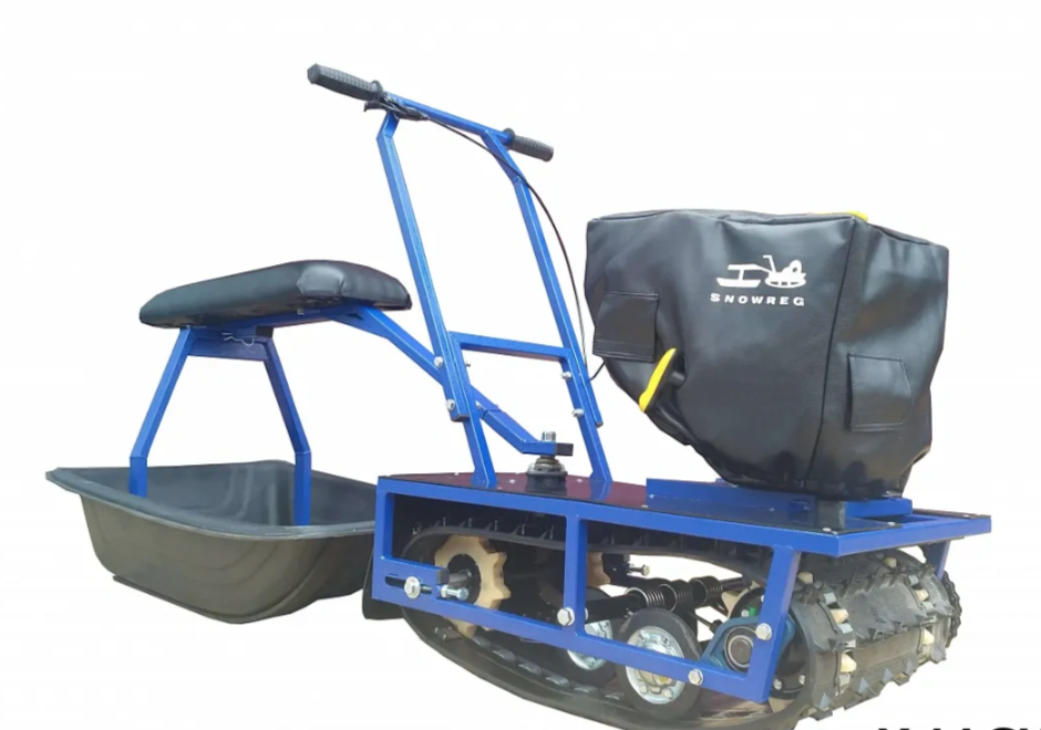 Мини-мотобуксировщик Альбатрос-М с фарой в Сергиевом Посаде