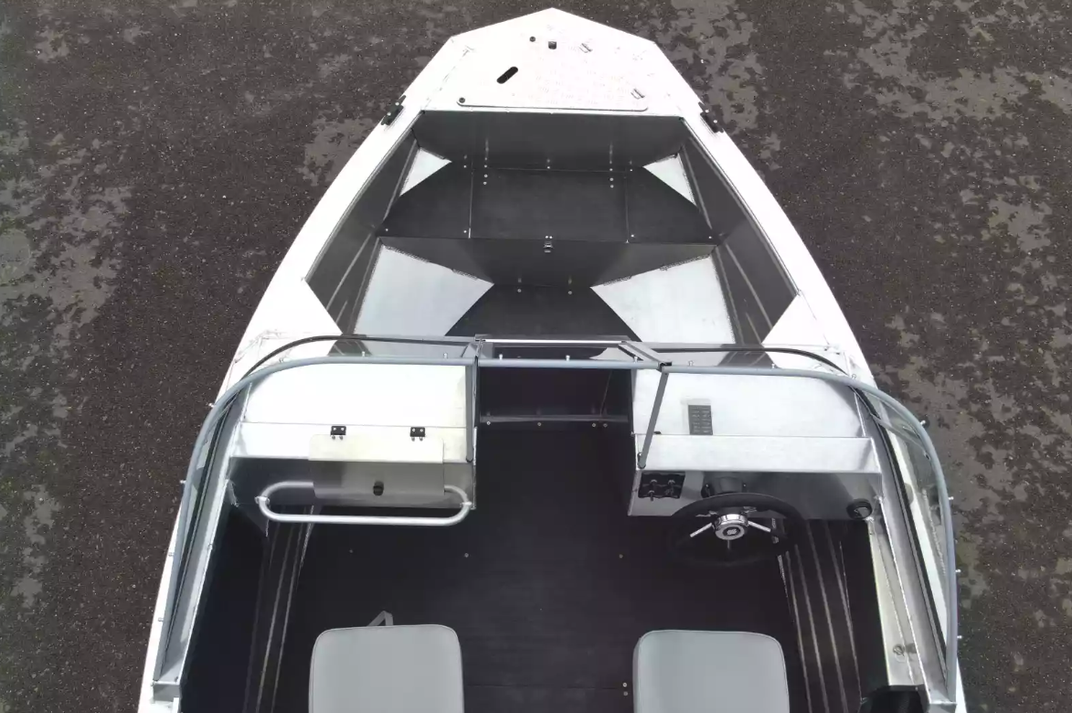 Алюминиевый катер Неман-450 DC NEW без покраски в Сергиевом Посаде