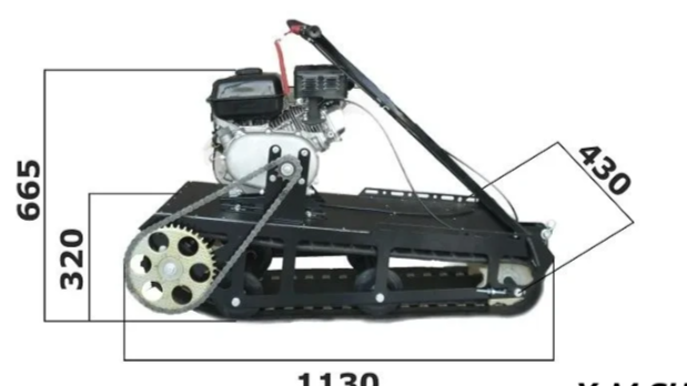 Мотобуксировщик XTREME-MOTORS "Конек-Горбунок" 6.5 л.с. в Сергиевом Посаде
