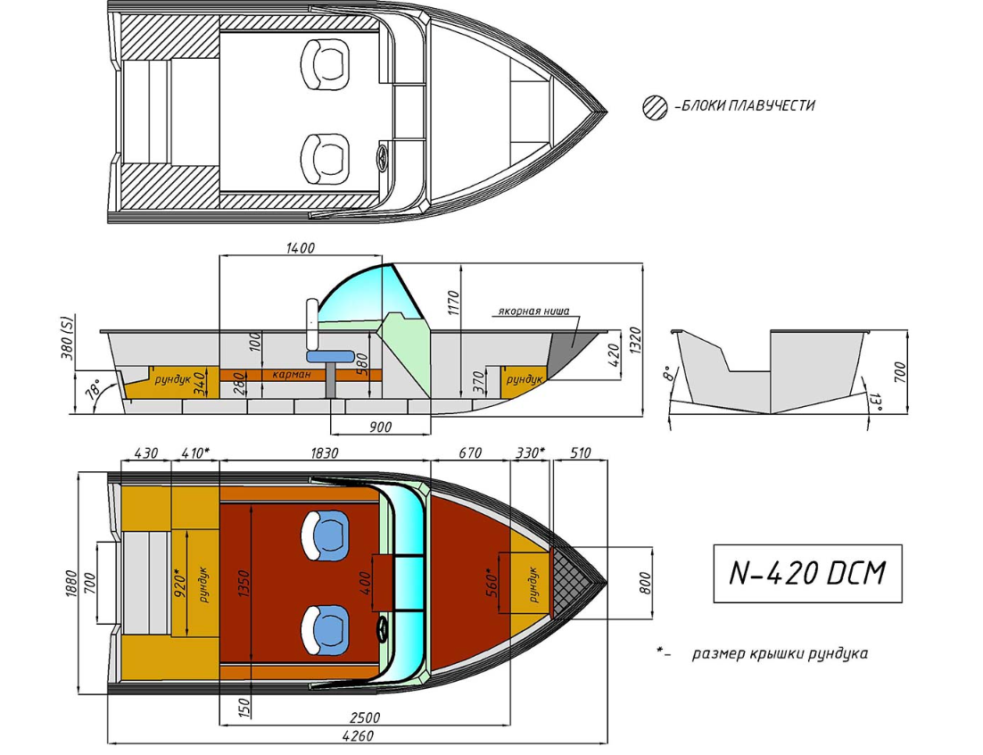 Алюминиевый катер Неман-420 DCM в Сергиевом Посаде