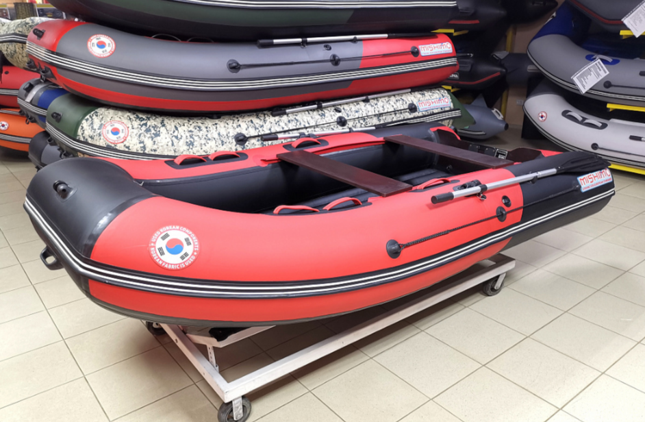 КОМПЛЕКТ Лодка MISHIMO PRO 350 + ЛОДОЧНЫЙ МОТОР MARLIN MP 9.9 (20) AMHS PRO в Сергиевом Посаде