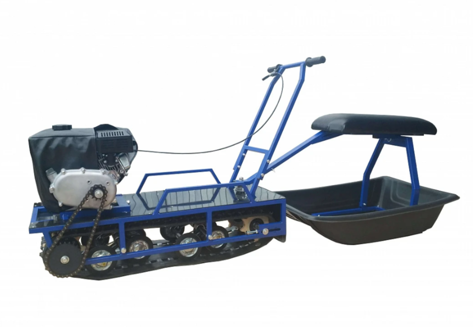 Мотобуксировщик Альбатрос-L 8 с фарой в Сергиевом Посаде