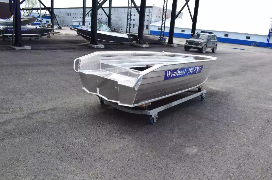 Алюминиевая лодка Wyatboat-390Р Увеличенный борт в Сергиевом Посаде
