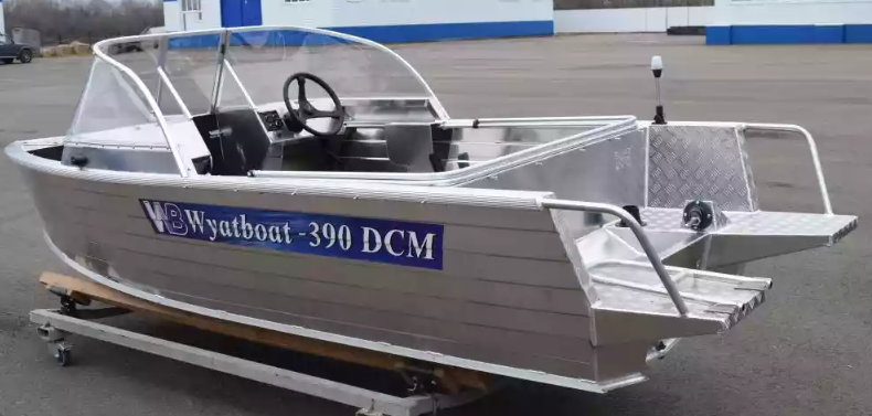 Алюминиевый катер Wyatboat-390 DCM Увеличенный борт в Сергиевом Посаде
