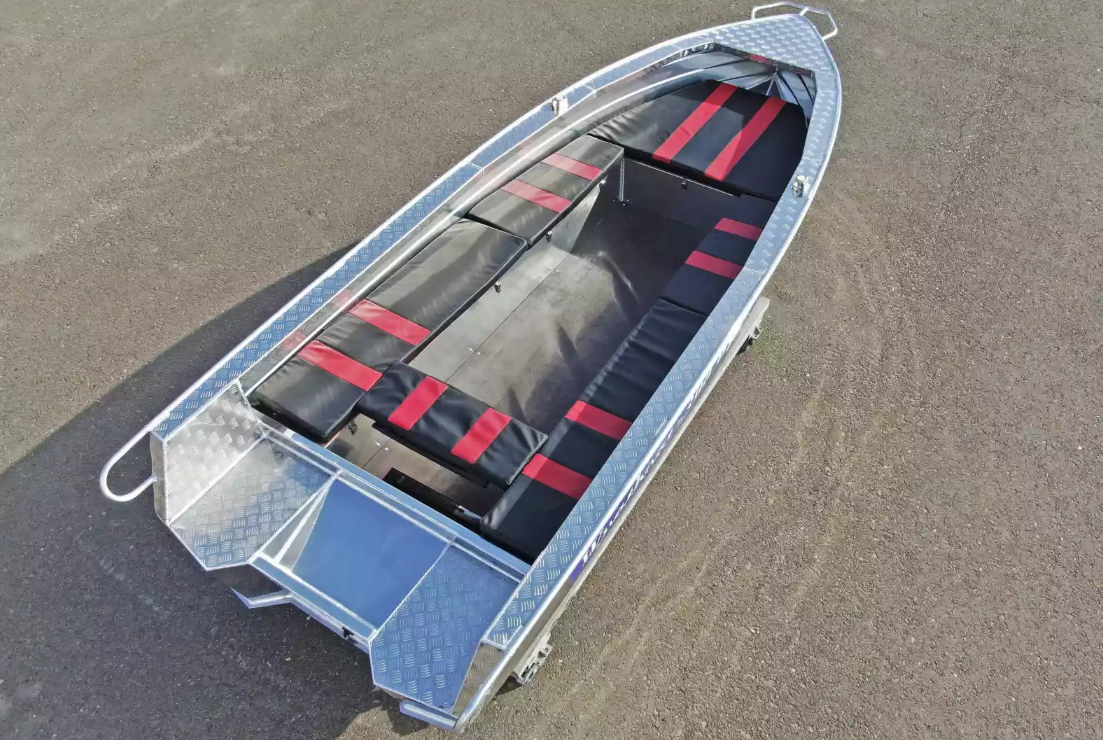 Алюминиевая лодка Wyatboat-390РМ увеличенный борт в Сергиевом Посаде