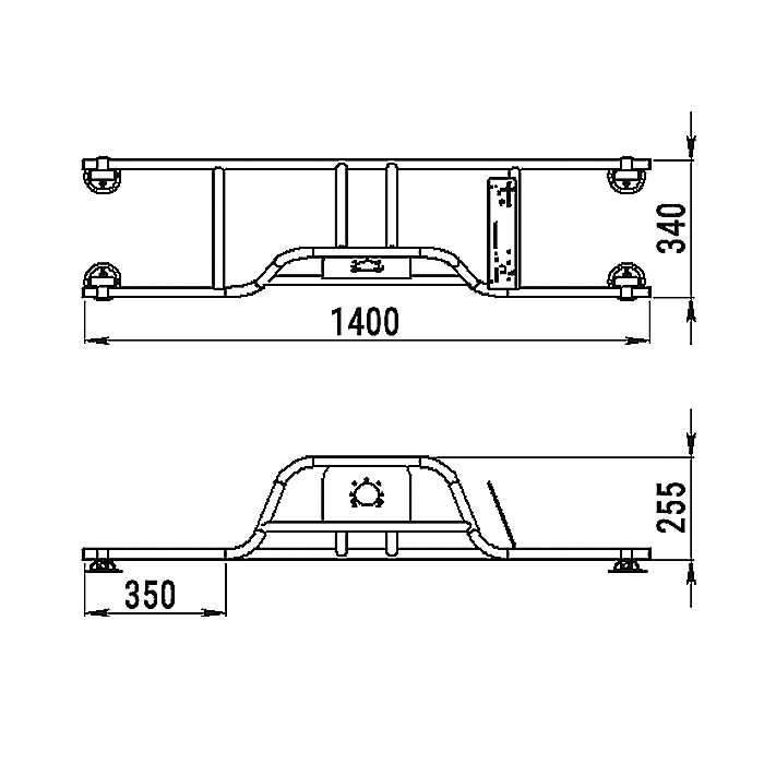 Стойка рулевая с бортовым креплением малая в Сергиевом Посаде