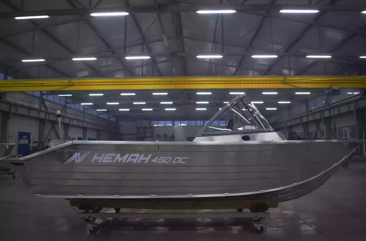 Алюминиевый катер Неман-450 DC NEW без покраски в Сергиевом Посаде