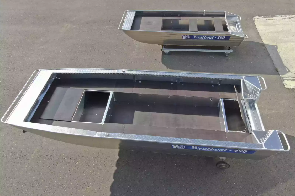 Алюминиевая лодка Wyatboat-490 Jonboat в Сергиевом Посаде