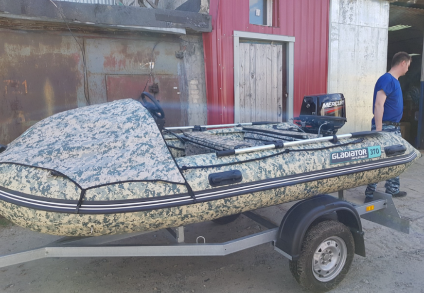 НАДУВНАЯ ЛОДКА GLADIATOR C370AL в Сергиевом Посаде