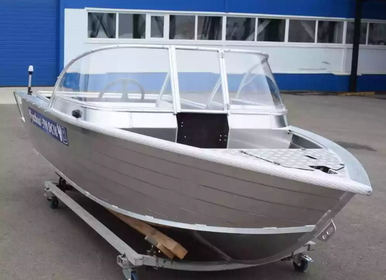 Алюминиевый катер Wyatboat-390 DCM Увеличенный борт в Сергиевом Посаде