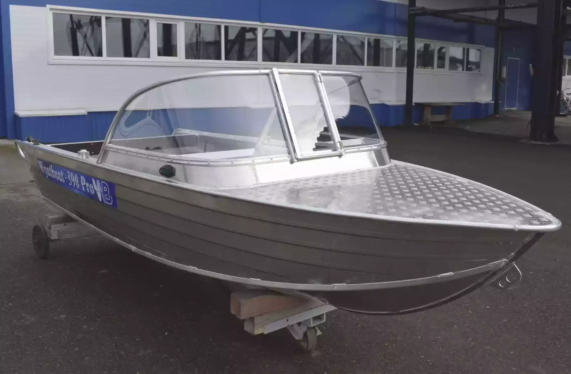 Алюминиевая лодка Wyatboat-390 Pro в Сергиевом Посаде