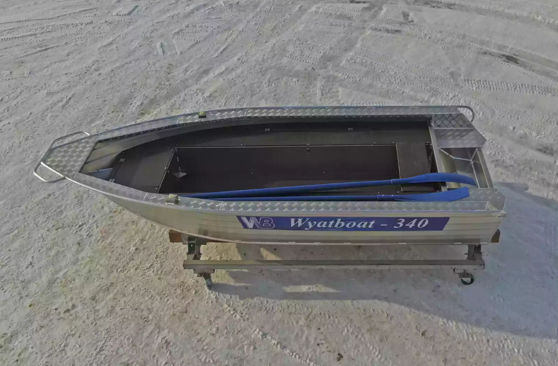 Алюминиевая лодка Wyatboat-340 РМ в Сергиевом Посаде Алюминиевая лодка Wyatboat-340 РМ в Сергиевом Посаде