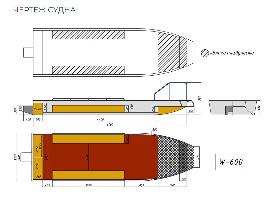 Алюминиевая лодка Wyatboat-600 в Сергиевом Посаде