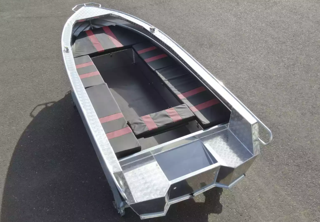 Алюминиевая лодка Wyatboat-390РМ увеличенный борт в Сергиевом Посаде