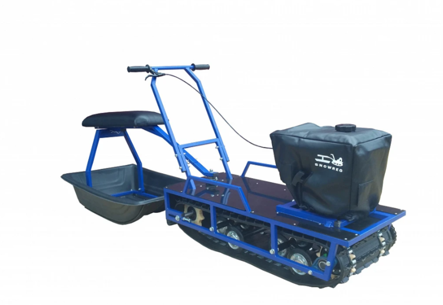 Мотобуксировщик Альбатрос-L 8 с фарой в Сергиевом Посаде