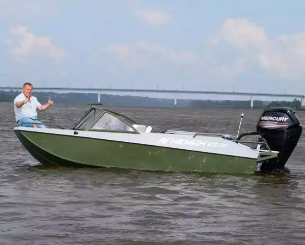 Алюминиевый катер Неман 500 DC водомёт в Сергиевом Посаде