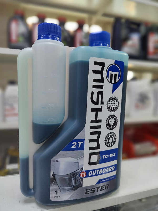 Масло MISHIMO 2T OUTBOARD (ESTER) полусинтетика 1 л в Сергиевом Посаде