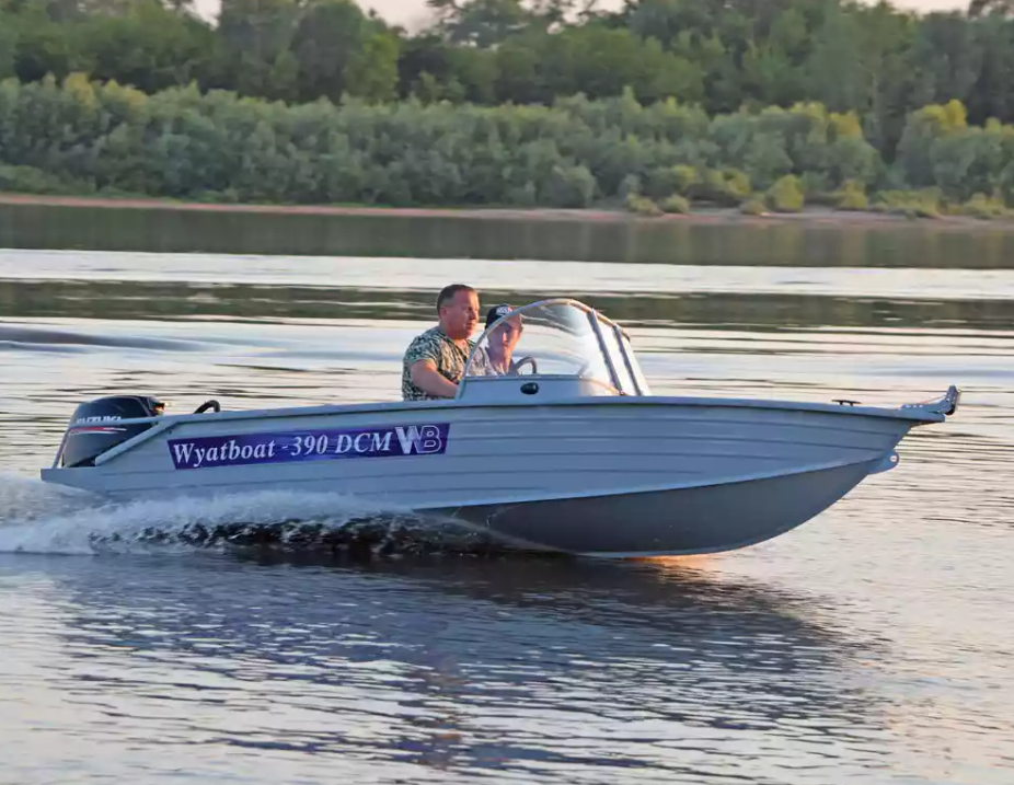 Алюминиевая лодка Wyatboat-390 DCM в Сергиевом Посаде