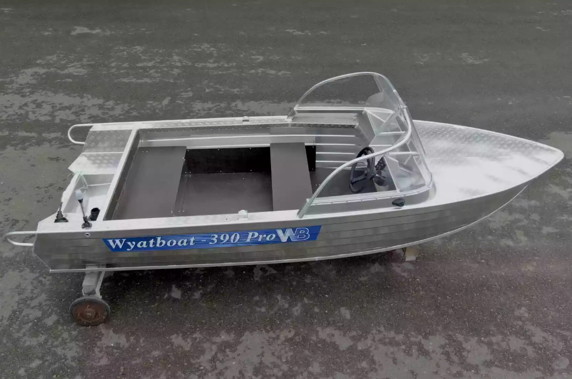 Алюминиевая лодка Wyatboat-390 Pro в Сергиевом Посаде