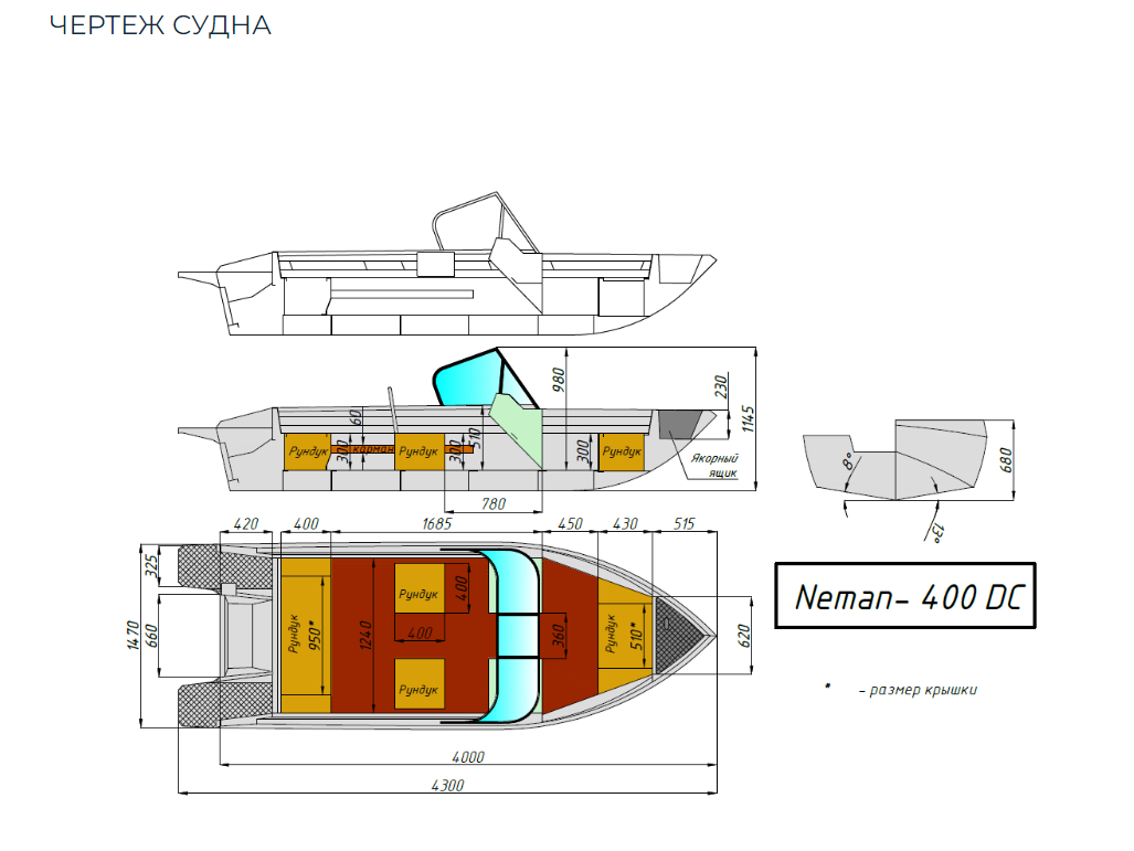 Алюминиевый катер Neman-400 DC в Сергиевом Посаде