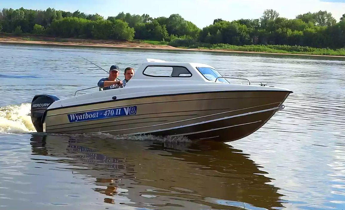 Комбинированный катер Wyatboat-470 П в Сергиевом Посаде Комбинированный катер Wyatboat-470 П в Сергиевом Посаде