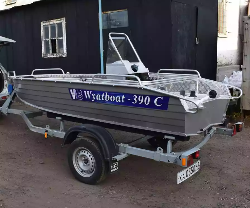 Алюминиевая лодка Wyatboat-390 C в Сергиевом Посаде