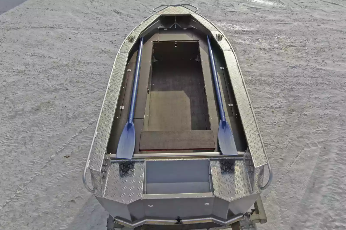 Алюминиевая лодка Wyatboat-340 РМ в Сергиевом Посаде Алюминиевая лодка Wyatboat-340 РМ в Сергиевом Посаде
