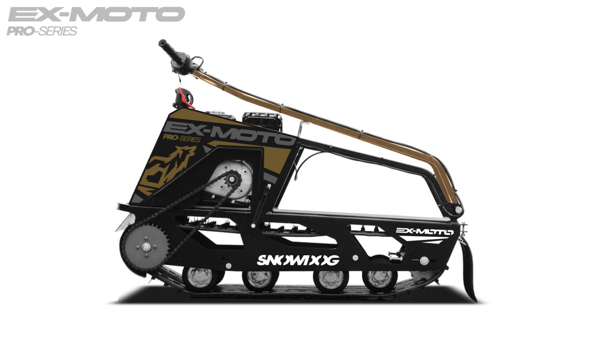 Мотобуксировщик EX-MOTO SNOWDOG S380 8л.с. в Сергиевом Посаде