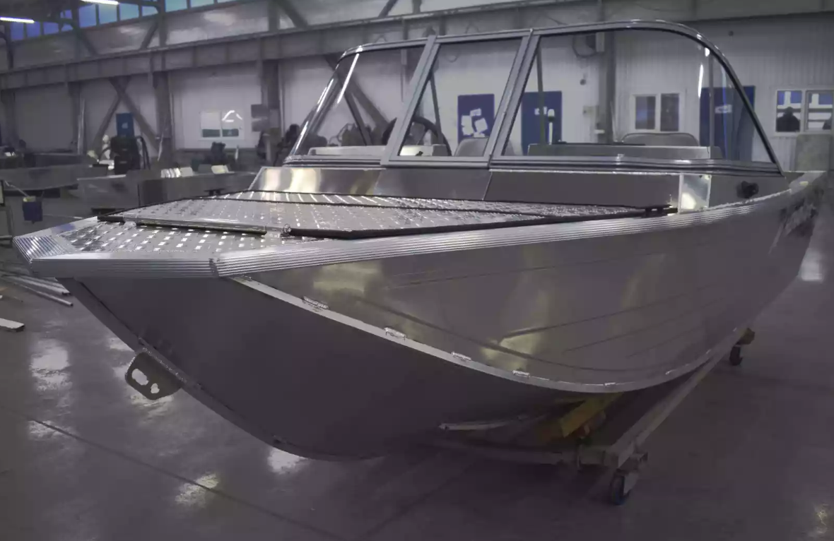 Алюминиевый катер Неман-450 DC NEW без покраски в Сергиевом Посаде