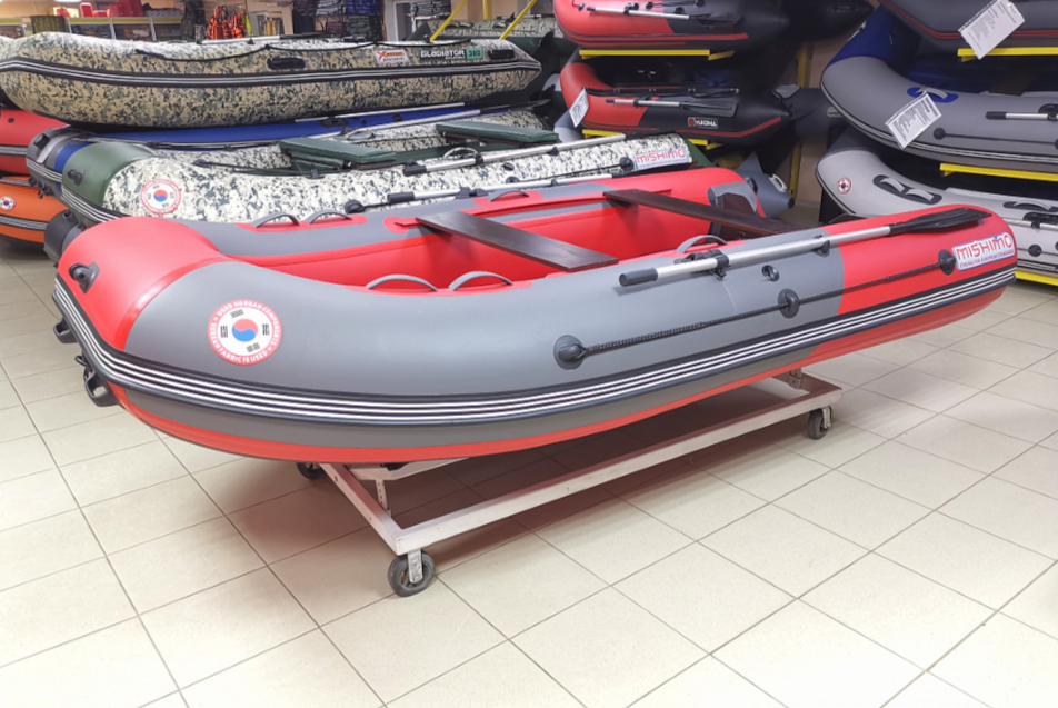 КОМПЛЕКТ Лодка MISHIMO PRO 350 + ЛОДОЧНЫЙ МОТОР MARLIN MP 9.9 (20) AMHS PRO в Сергиевом Посаде