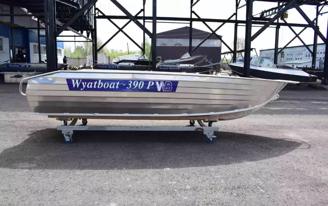 Алюминиевая лодка Wyatboat-390Р Увеличенный борт в Сергиевом Посаде