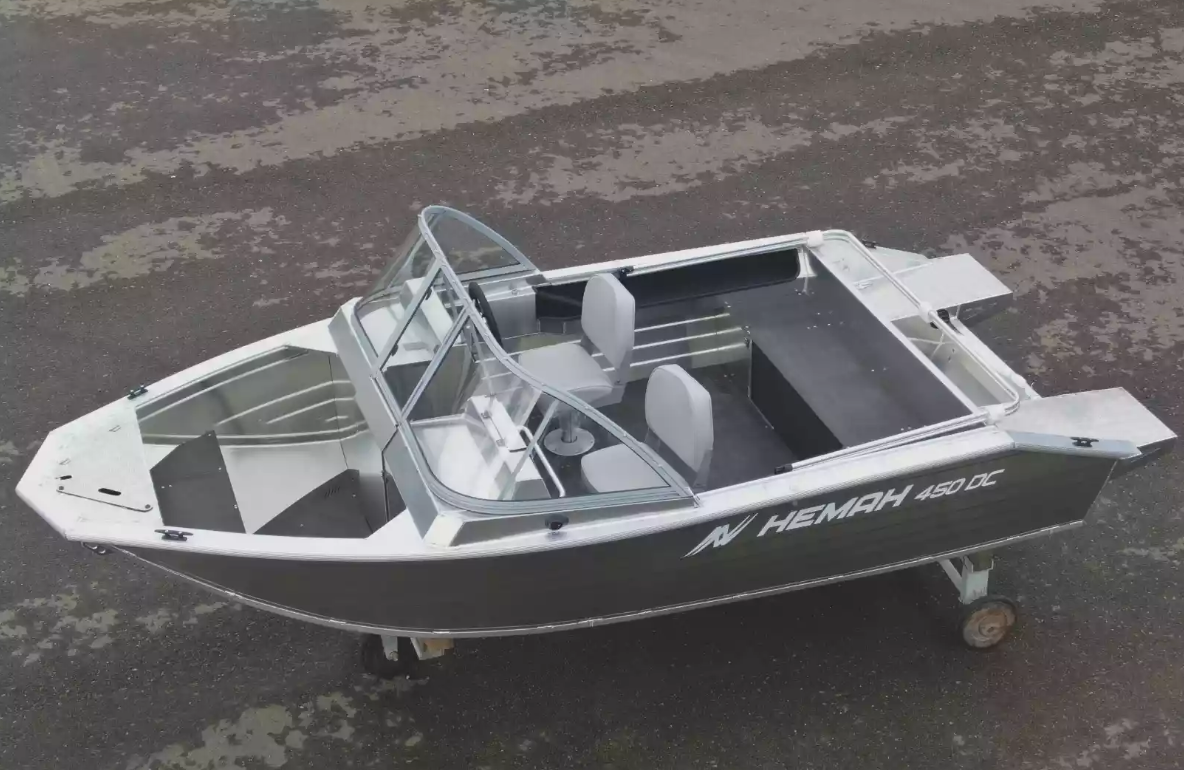 Алюминиевый катер Неман-450 DC NEW без покраски в Сергиевом Посаде