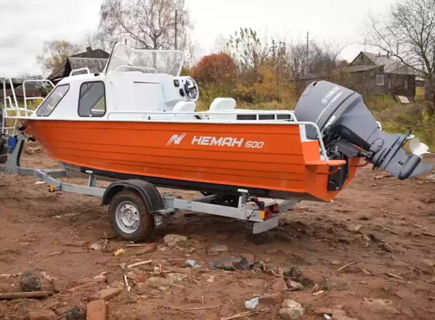 Алюминиевый катер Неман-500 (каютный) в Сергиевом Посаде