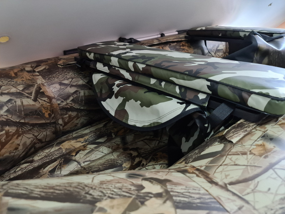 КОМПЛЕКТ МЯГКИХ НАКЛАДОК С СУМКОЙ ДЛЯ ЛОДОК 80Х20 КАМУФЛЯЖ в Сергиевом Посаде