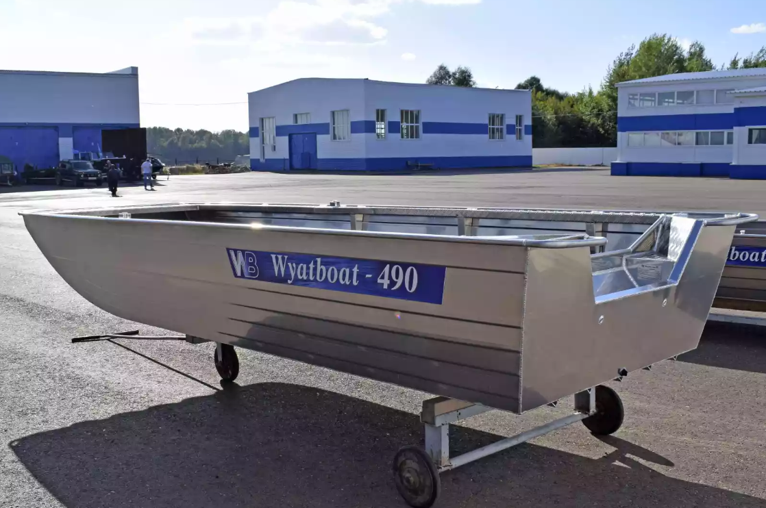 Алюминиевая лодка Wyatboat-490 Jonboat в Сергиевом Посаде