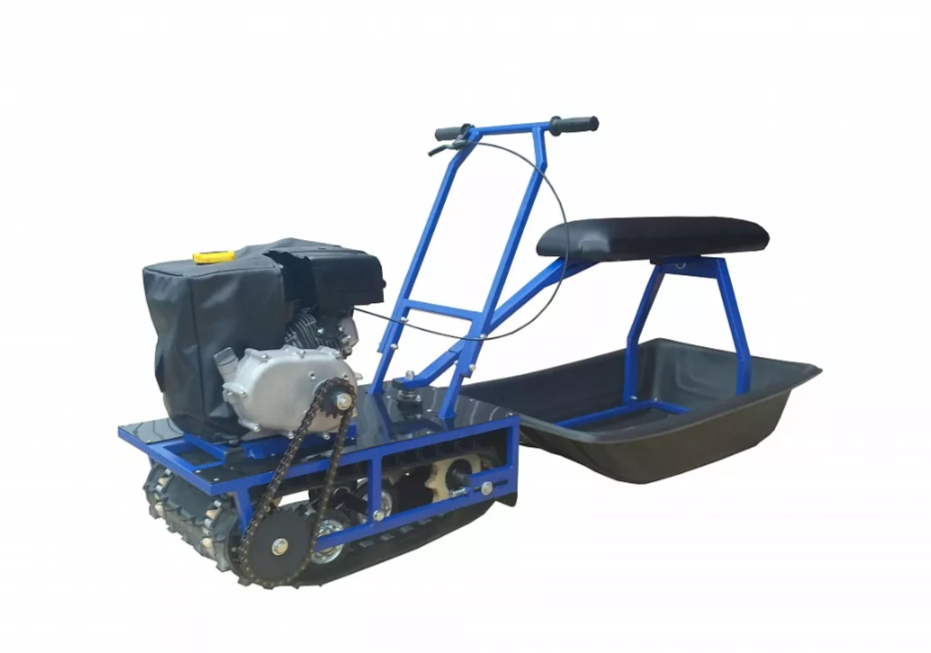 Мини-мотобуксировщик Альбатрос-М с фарой в Сергиевом Посаде