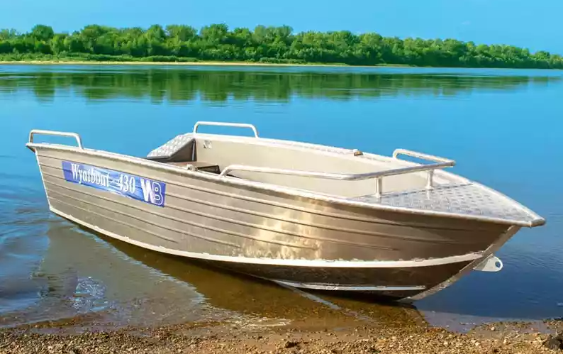 Алюминиевая лодка Wyatboat-430М в Сергиевом Посаде Алюминиевая лодка Wyatboat-430М в Сергиевом Посаде