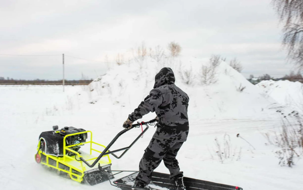 Мотобуксировщик Бурлак ХОЗЯИН-1 (капот ткань) в Сергиевом Посаде