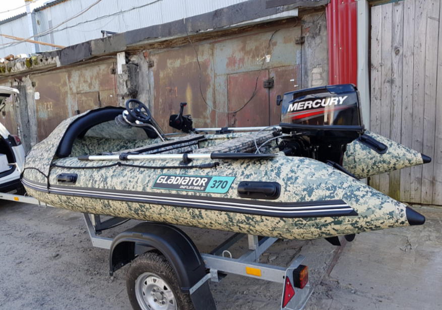 НАДУВНАЯ ЛОДКА GLADIATOR C370AL в Сергиевом Посаде