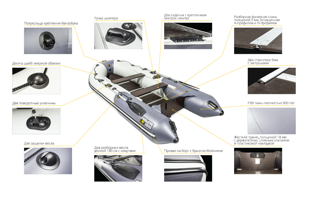 Лодка Ривьера Компакт 3600 СК в Сергиевом Посаде