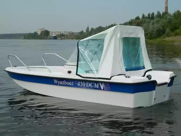 Стеклопластиковый катер Wyatboat-430 DCM (тримаран) в Сергиевом Посаде