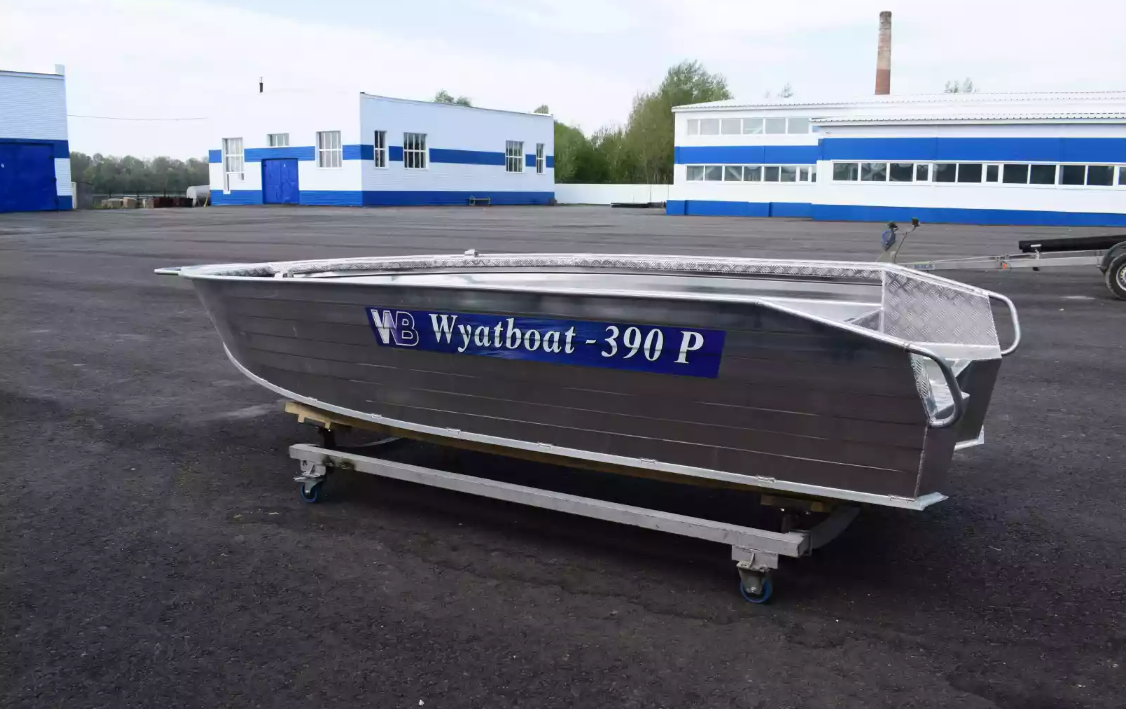 Алюминиевая лодка Wyatboat-390Р Увеличенный борт в Сергиевом Посаде