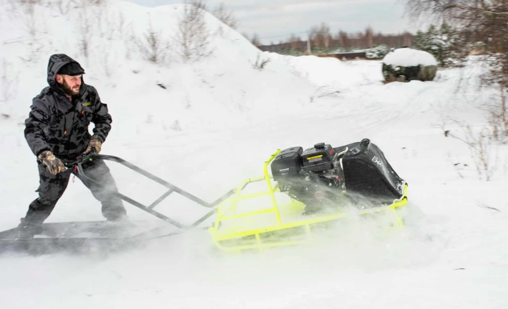 Мотобуксировщик Бурлак ХОЗЯИН-1 (капот ткань) в Сергиевом Посаде