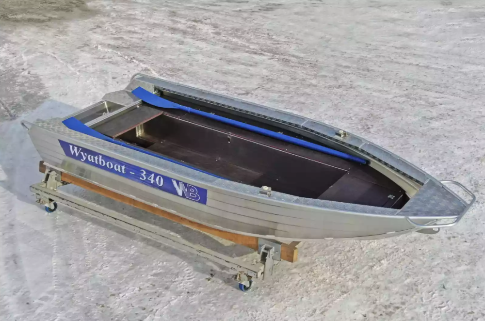Алюминиевая лодка Wyatboat-340 РМ в Сергиевом Посаде Алюминиевая лодка Wyatboat-340 РМ в Сергиевом Посаде