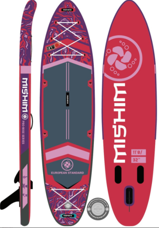 SUP (САП) Доска MISHIMO PRO-MAX Viva Magenta 10.8’ (330см) в Сергиевом Посаде
