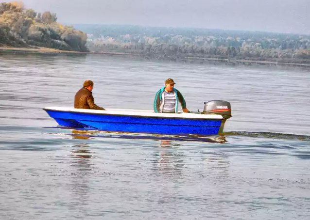 Стеклопластиковая лодка Wyatboat 430 тримаран в Сергиевом Посаде