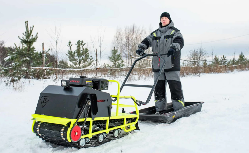 Мотобуксировщик Бурлак ХОЗЯИН-1 (капот ткань) в Сергиевом Посаде