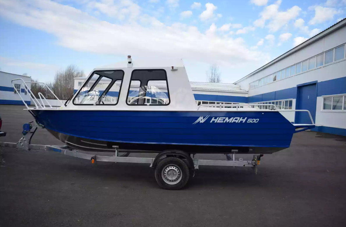 Алюминиевый катер Неман-500 (закрытая рубка) в Сергиевом Посаде