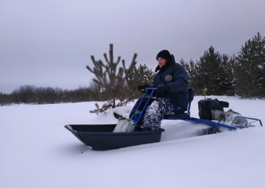 Мотобуксировщик толкач Альбатрос-XL8 с модулем. Без фары, тележки в Сергиевом Посаде